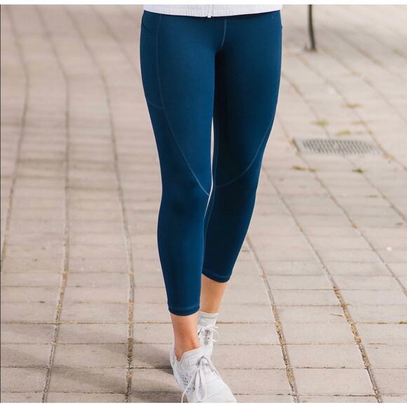 ZYIA Pants - Zyia Active Light And Tight High Rise Leggings Size 0 Blue